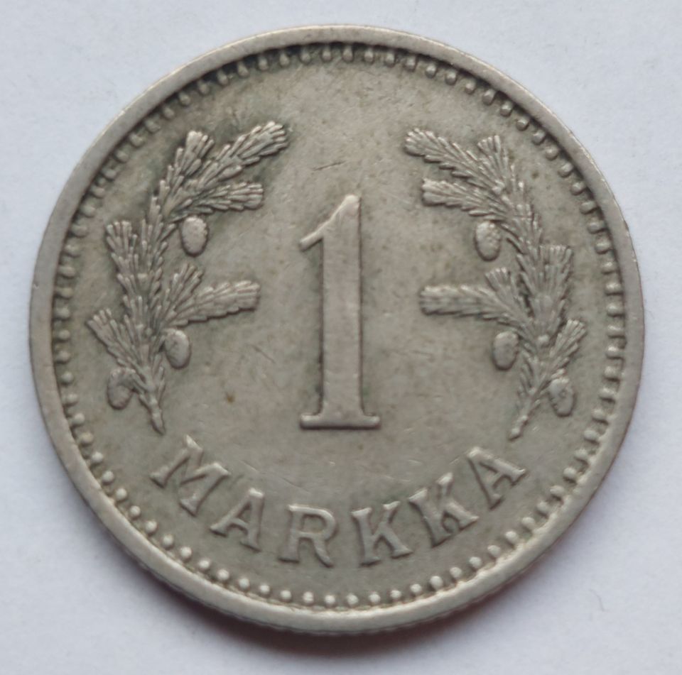 1 markka kolikko 1936