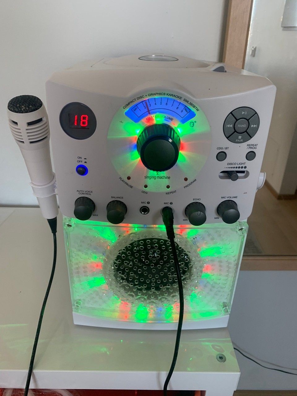 Karaokelaite Singing Machine Bluetooth