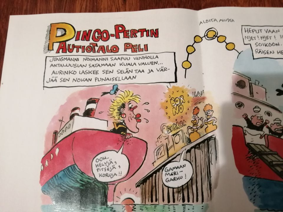 Dingo -Pertin autiotalo juliste/peli Suosikki lehti