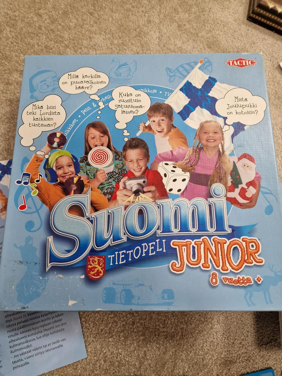 Suomi tietopeli Junior 8+ vuotta