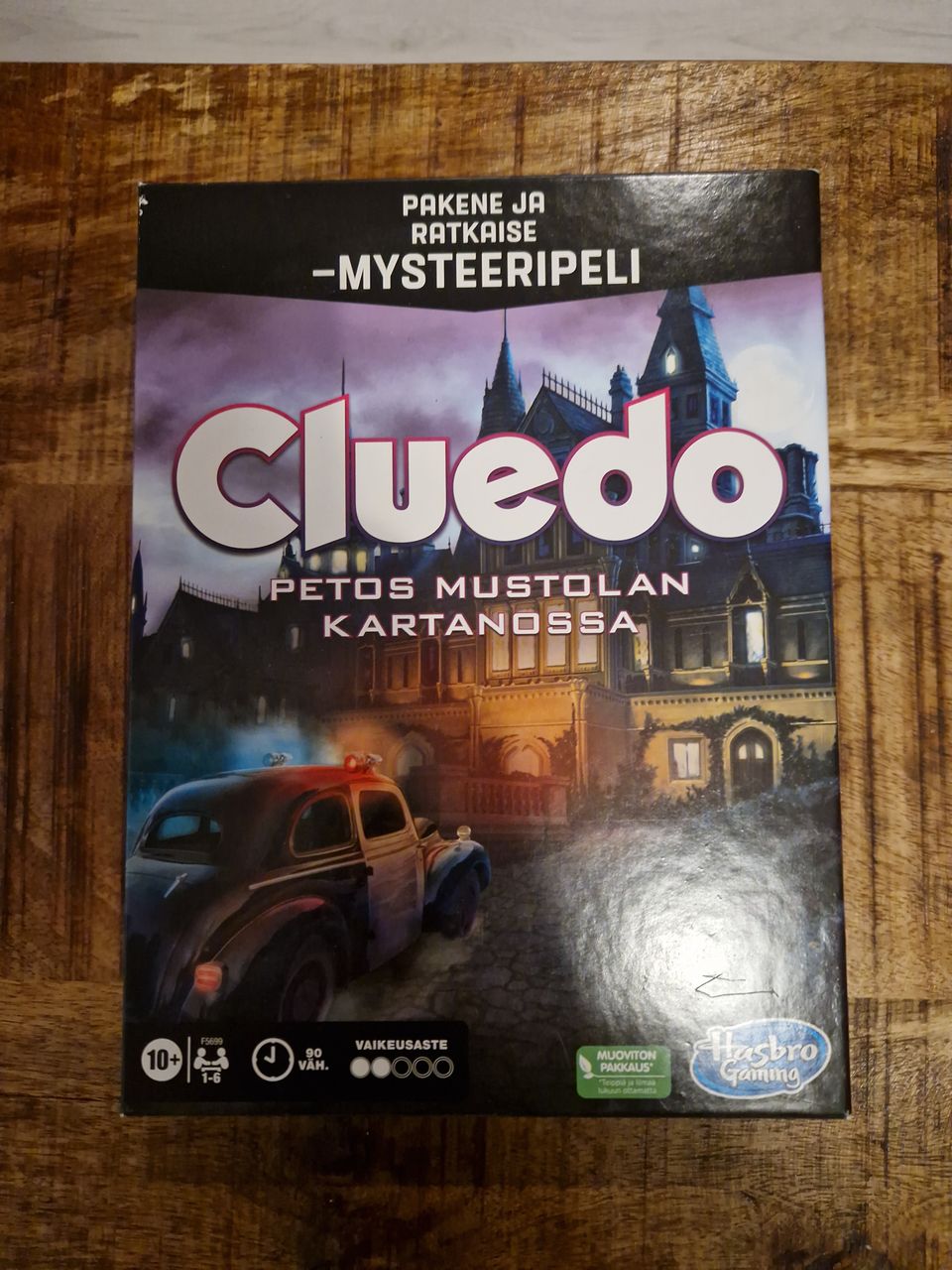 Cluedo Petos mustolan kartanossa