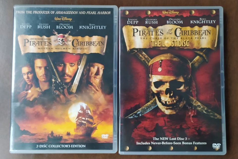 Pirates of The Caribbean - Mustan helmen kirous Special Edition (3 Disc) DVD