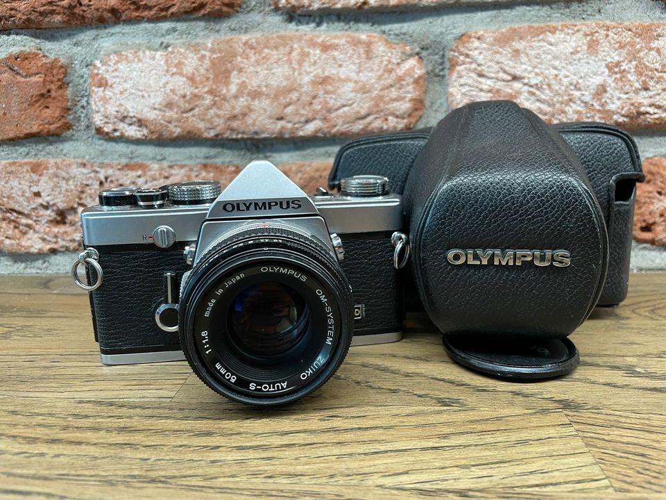 Olympus OM-1n ja Olympus 1,8/50 mm