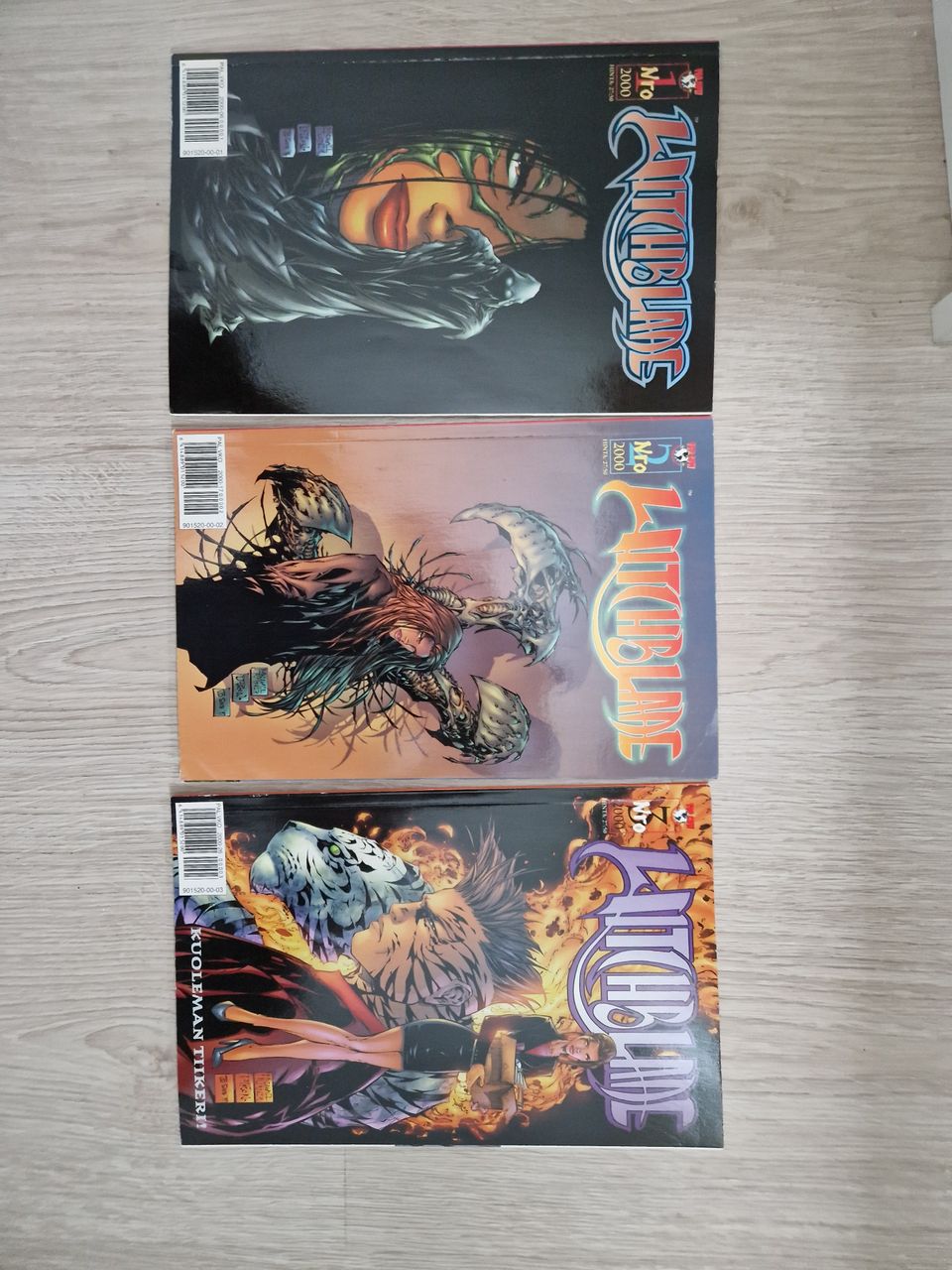 Witchblade 6 kpl / 2000