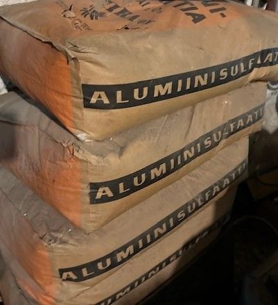 Alumiinisulfaatti 25 kg säkki