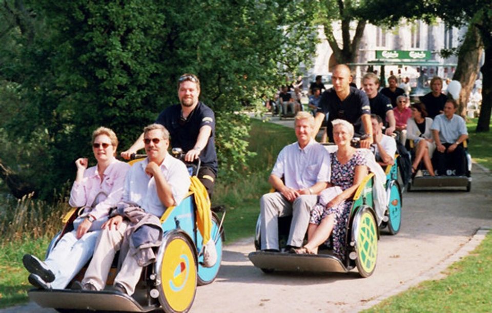 Christiania Bikes Taxi sähköavusteinen riksapyörä Shimano Steps moottorilla