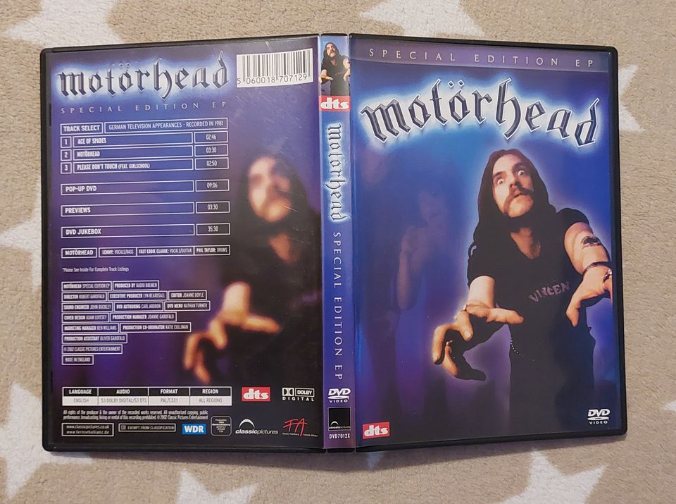 Motörhead Special Edition EP DVD