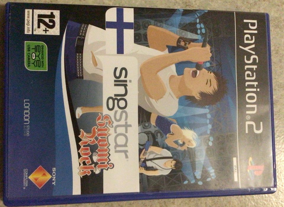 PS2 singstar Suomi Rock