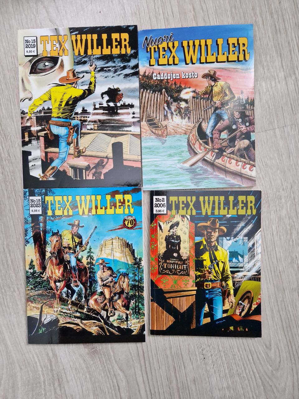 Tex Willer 4 kpl