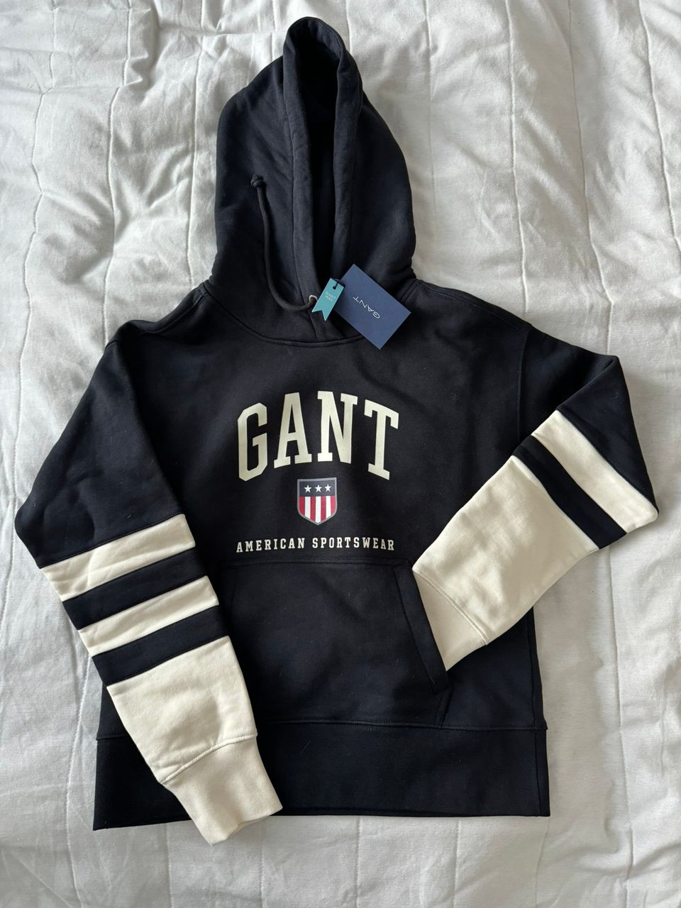 GANT D2 retro shield hoodie - koko S