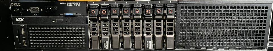 Dell R7910/R730 serveri/työasema, 64 GB RAM, 2 x Xeon E5-2640v3