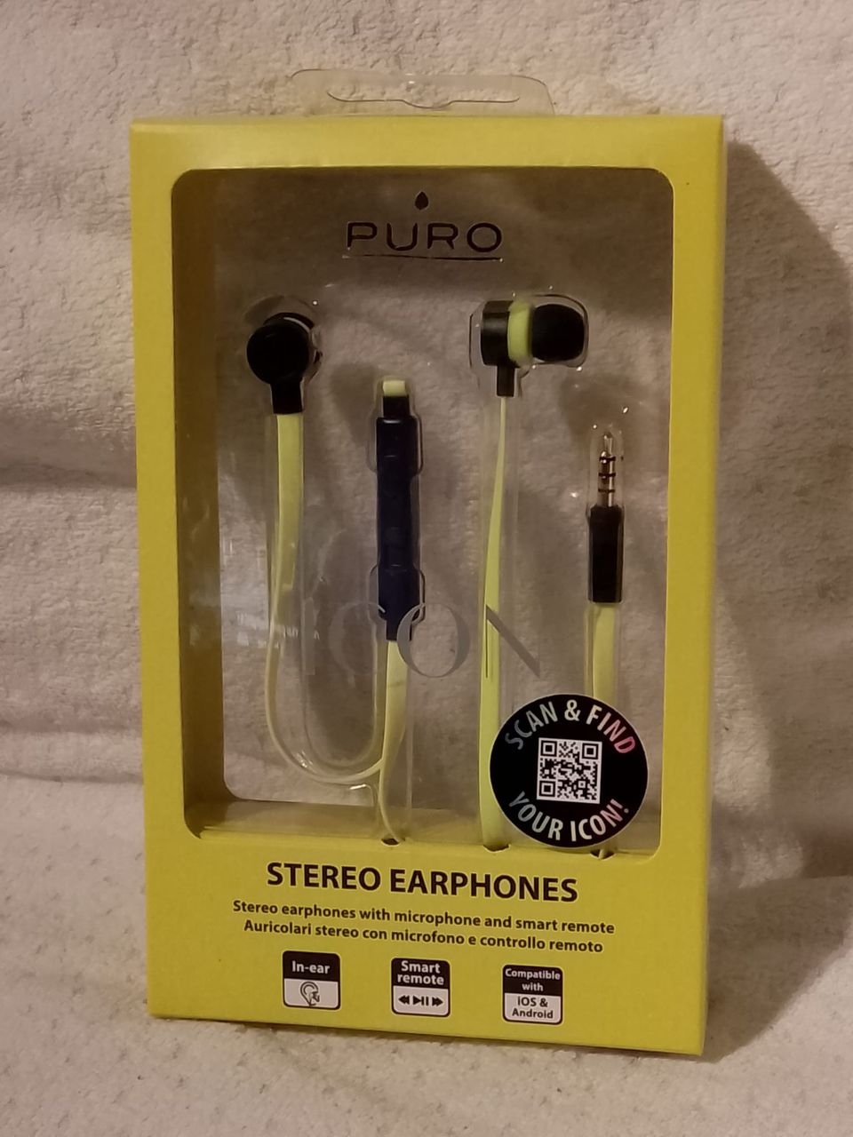 Uudet langalliset PURO in-ear kuulokkeet Androidille / iOS.