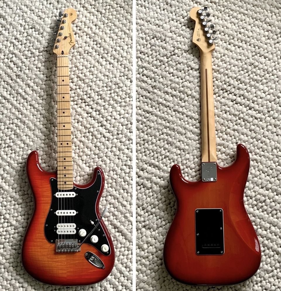 Fender Stratocaster Player HSS hyvillä modauksilla