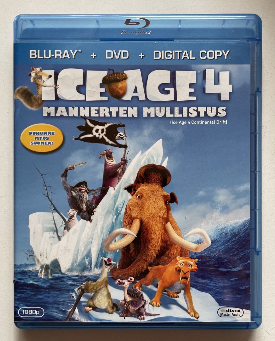 Ice Age 4 blueray ja dvd