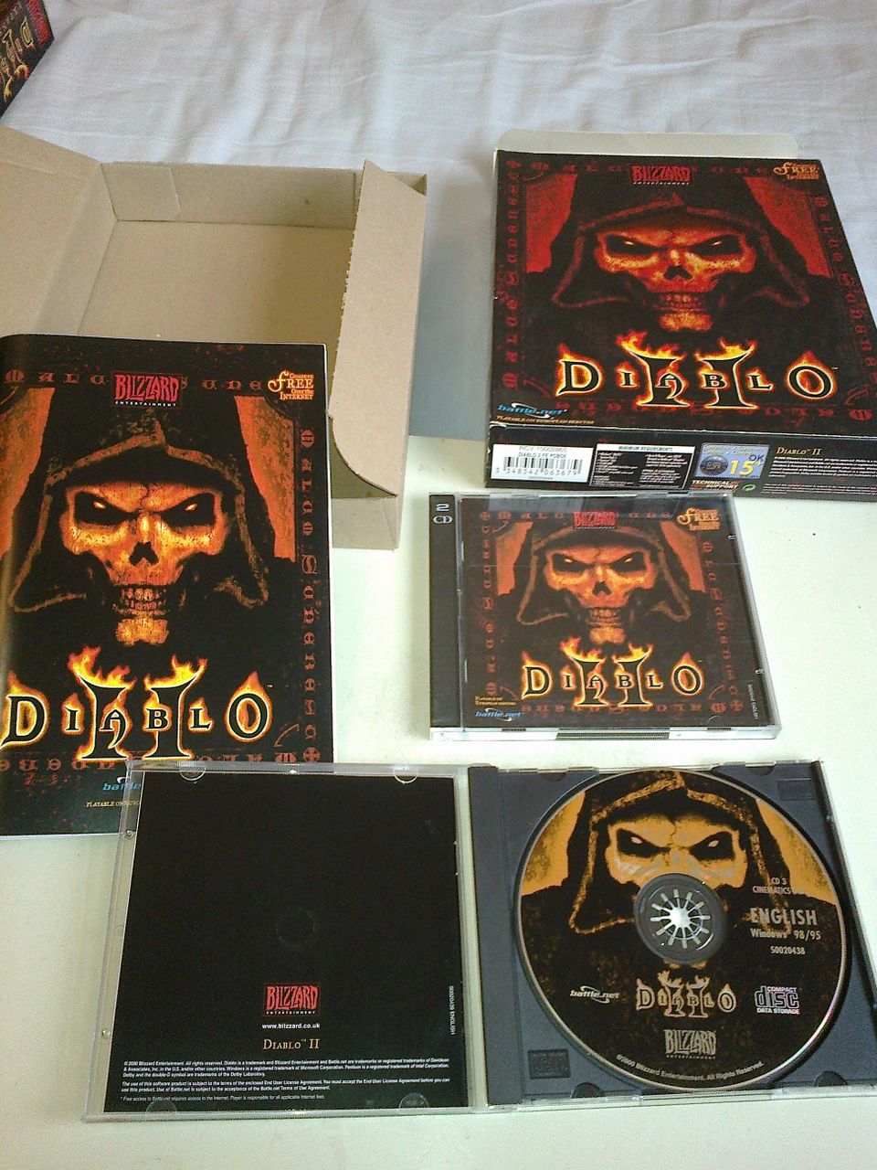 Diablo II + Diablo II Lord of Destruction (Expansion Set) PC Big Box
