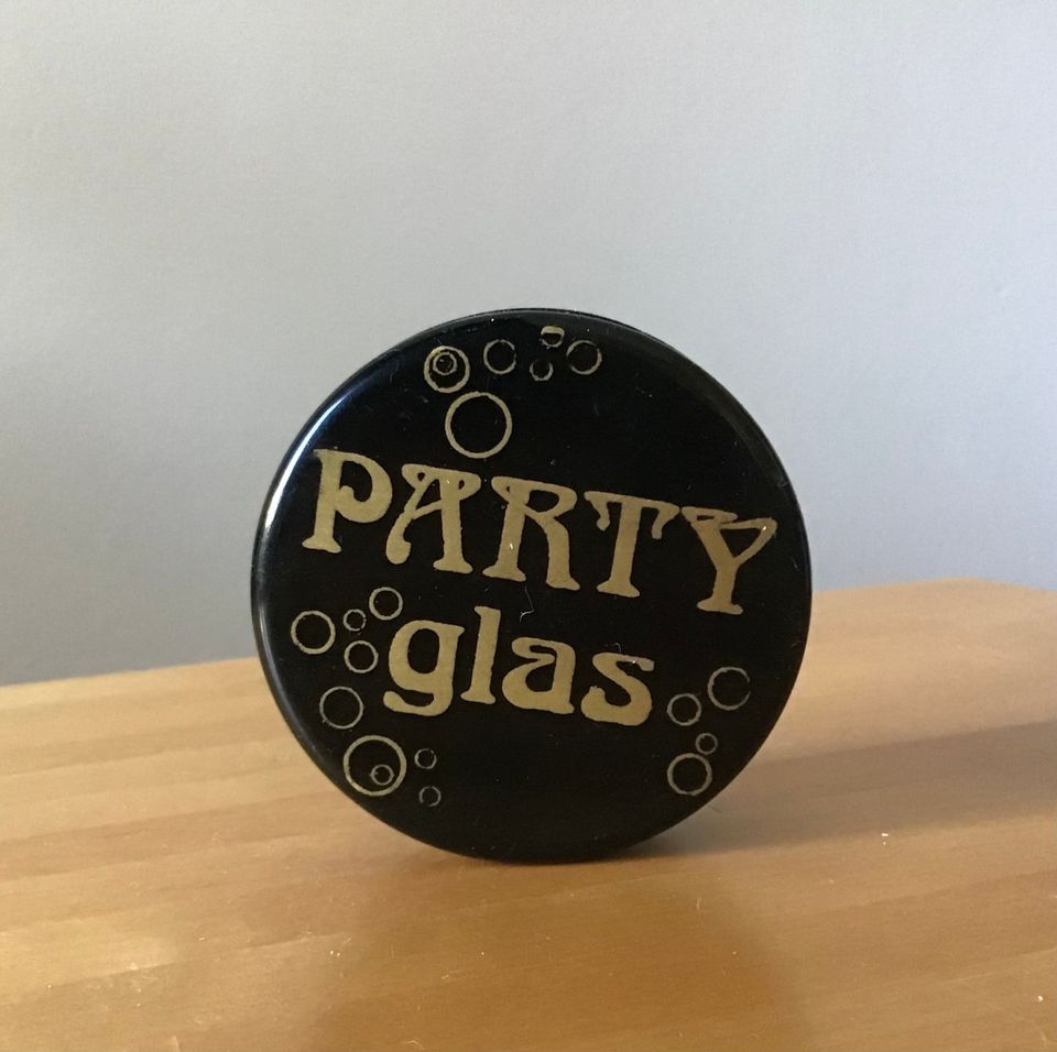 Party glas 90-luvulta