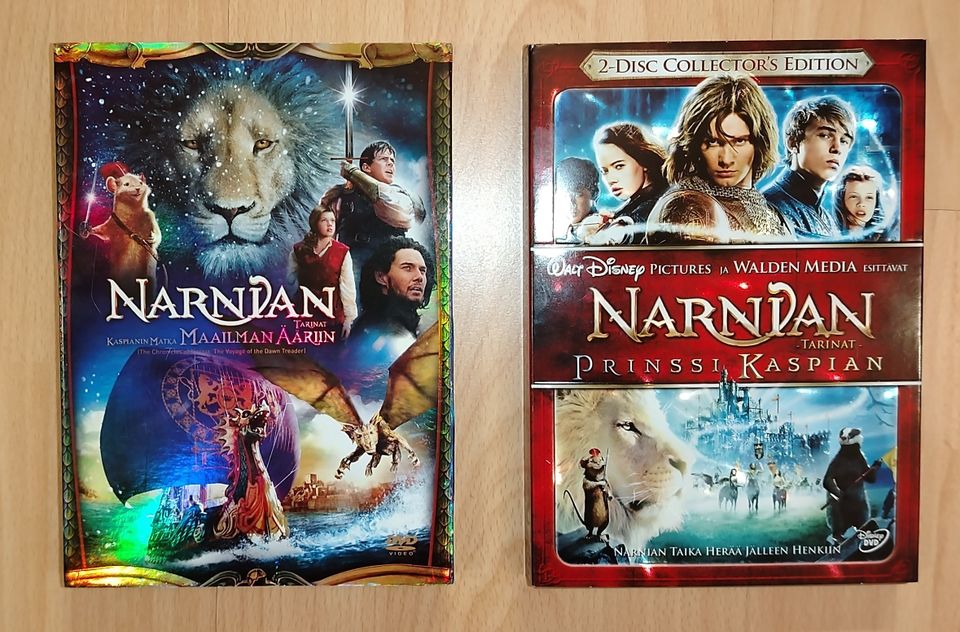 Narnia DVD 2 kpl