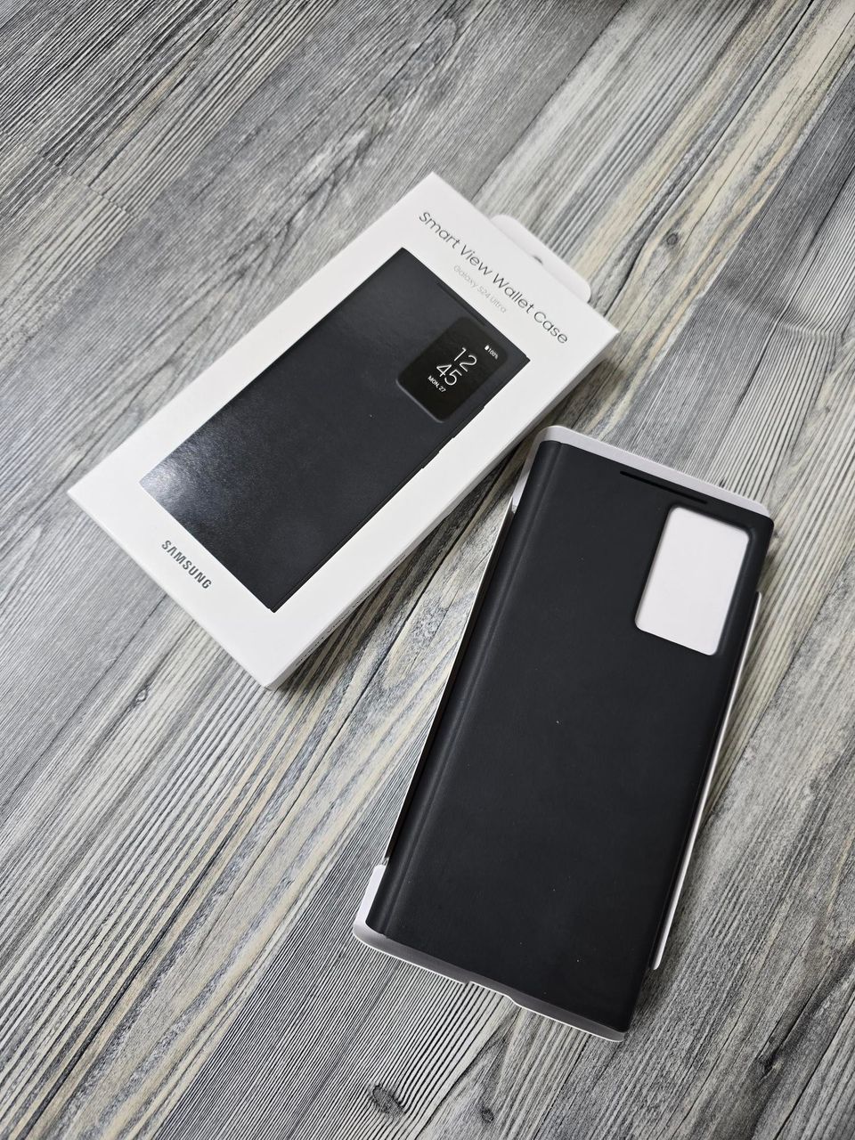 Samsung Galaxy S24 Ultra 5G Smart View Wallet -suojakotelo, Musta