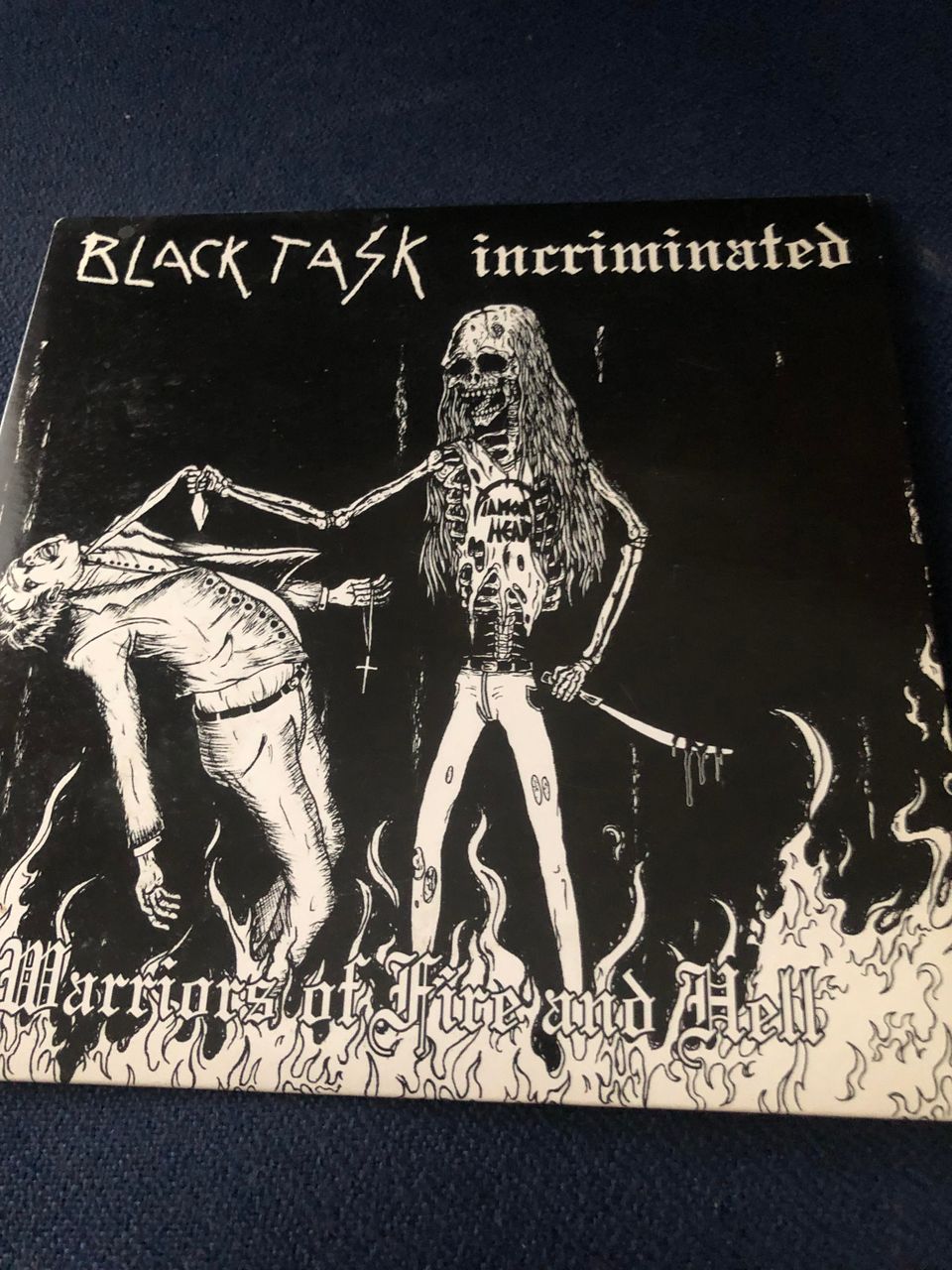 Black Task / Incriminated – Warriors Of Fire And Hell 7"