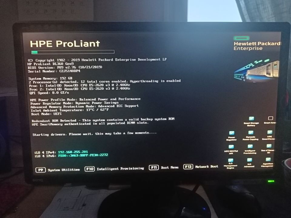 2kpl HP Proliant DL360 gen 9