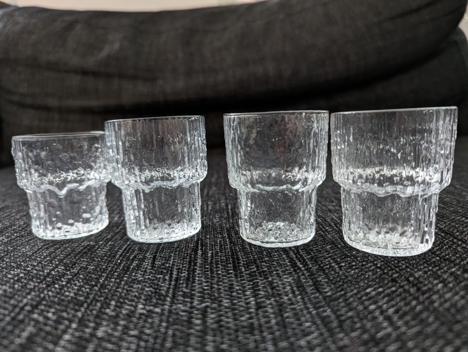 3kpl iittala paadar hottilasi ja yksi Hopla shottilasi