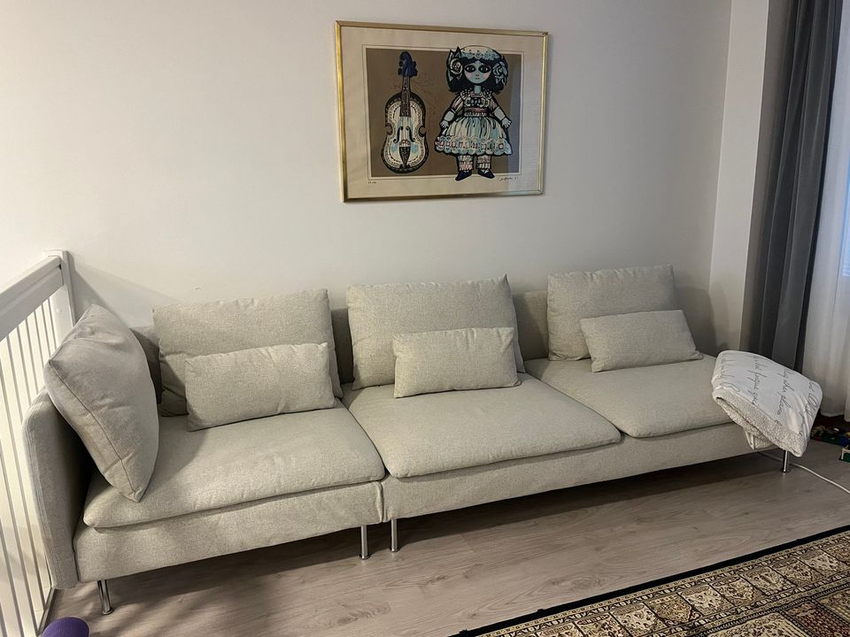 Ikea söderhamn neljän hengen sohva