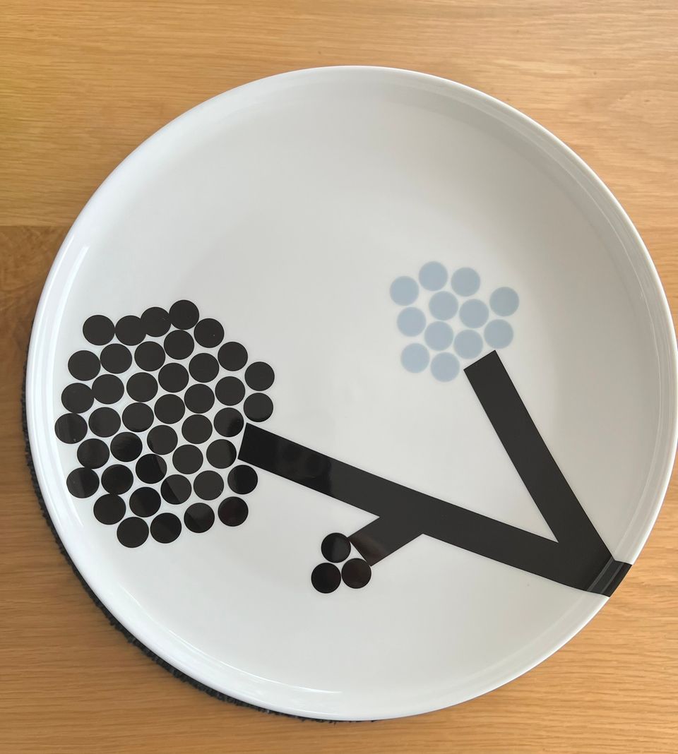 Marimekko Oiva Hortensie ruokalautaset 1-8 kpl