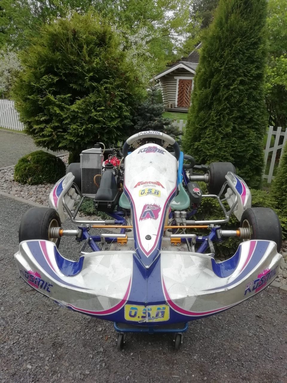 Karting auto Rotax Max 125 Evo ja Kosmic runko