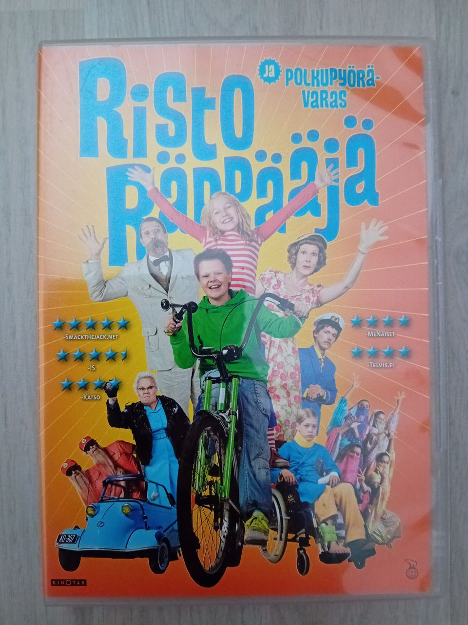 Risto Räppääjä ja polkupyörävaras DVD