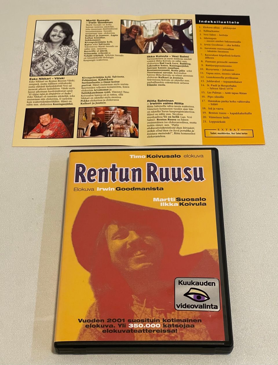 Rentun Ruusu (2001) DVD + liite