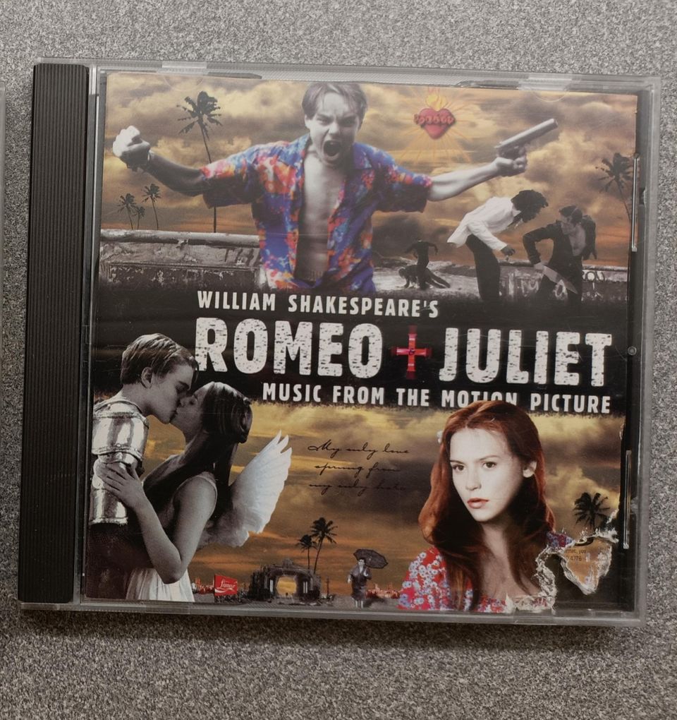 CD-levy elokuvamusiikkia Romeo + Juliet