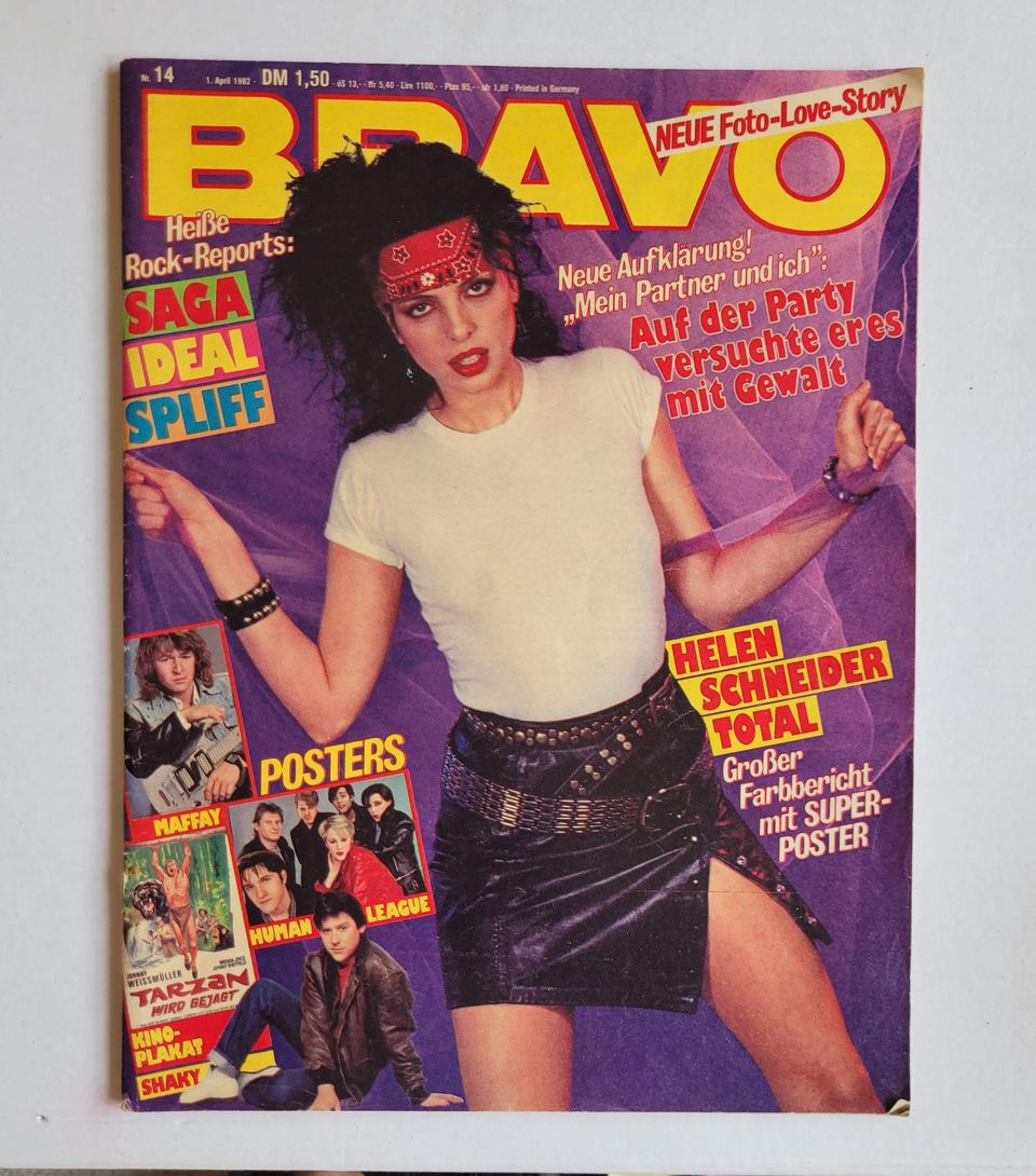 Saksalainen "Suosikki -lehti" Bravo vuodelta 1982