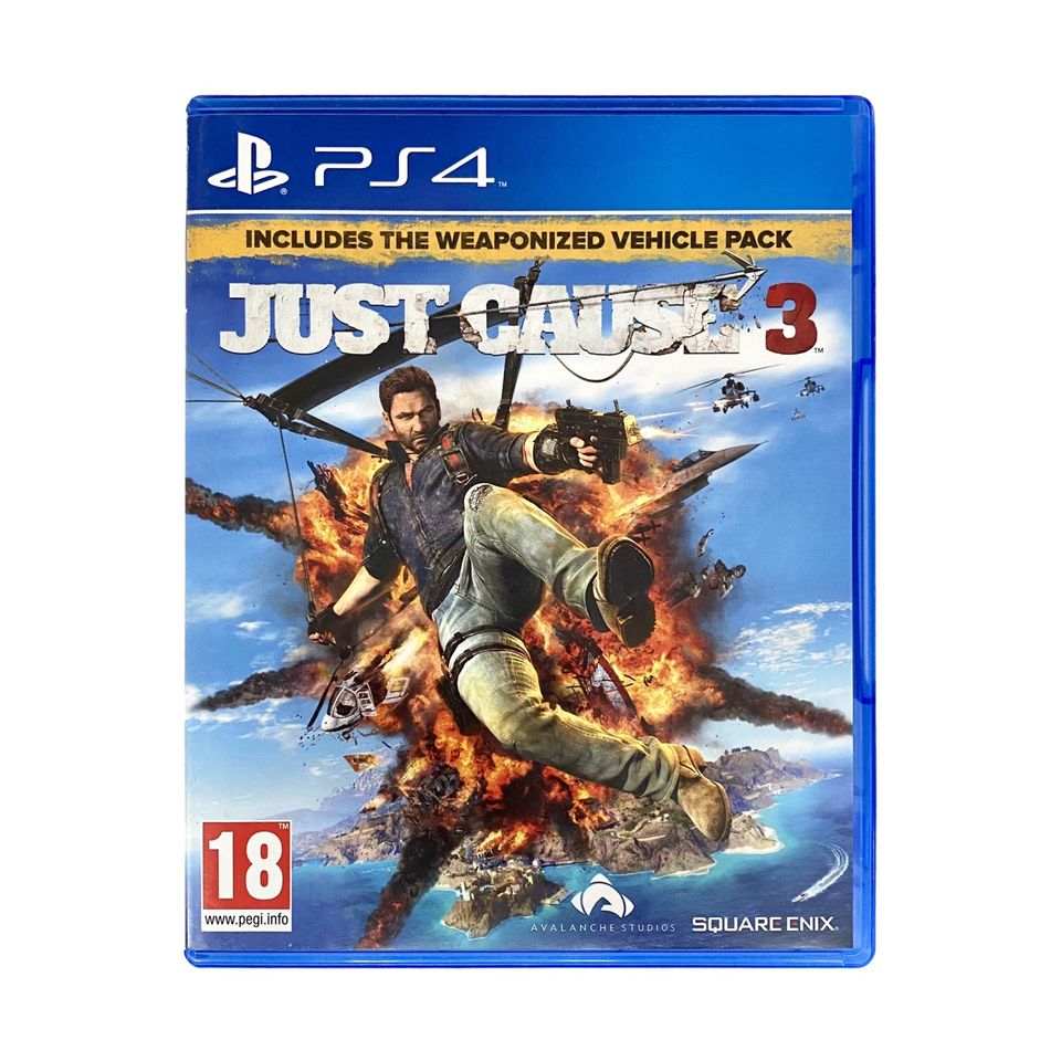 Just Cause 3 - PS4/PS5 (+ löytyy muita pelejä)