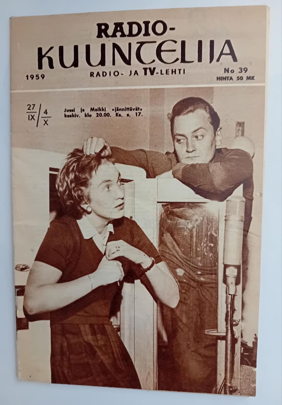 Radiokuuntelija 3 kpl 1959 lehdet