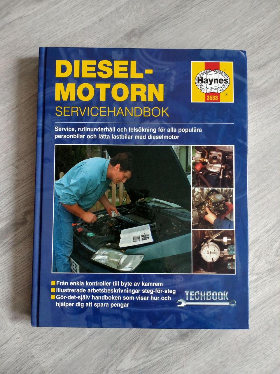 Dieselmoottori korjauskirja 1998, ruotsinkielinen