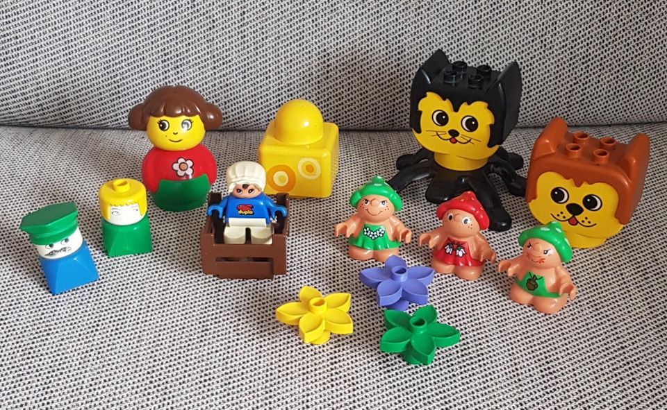 Lego Duplo, palikoita, hahmoja