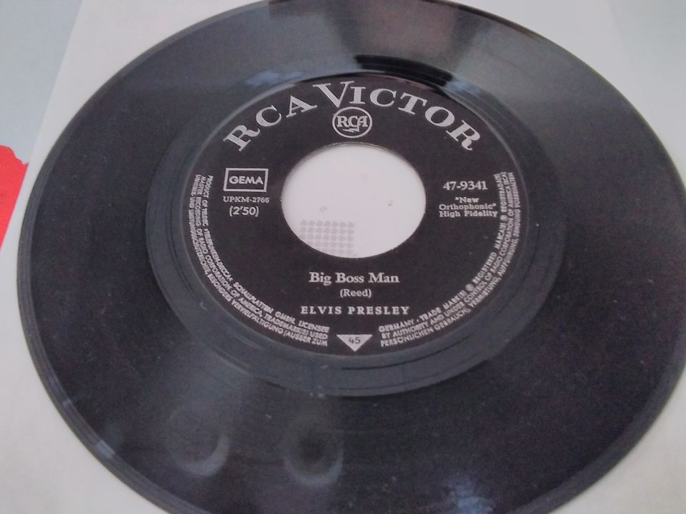 4 kpl Elvis Presley 7" Single