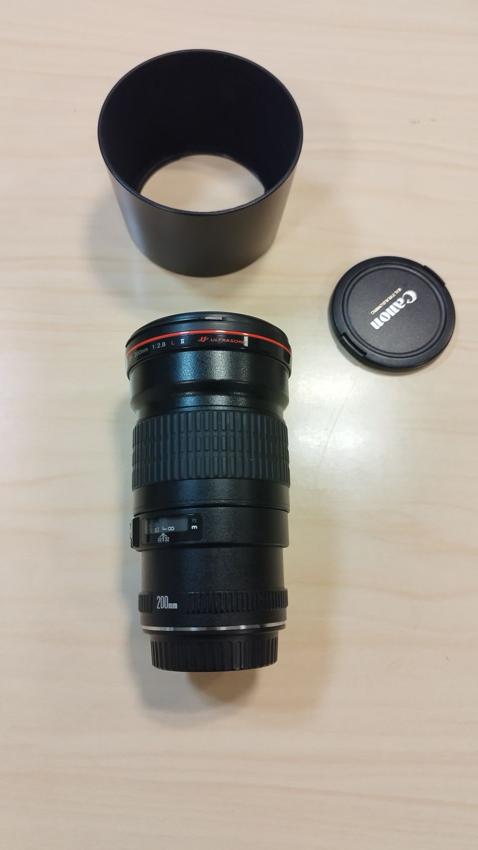 Canon EF 200mm f/2.8L II USM objektiivi