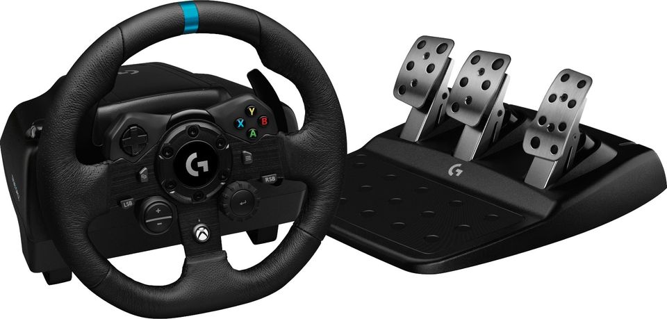Logitech G923 rattiohjain ja polkimet (PC/Xbox)