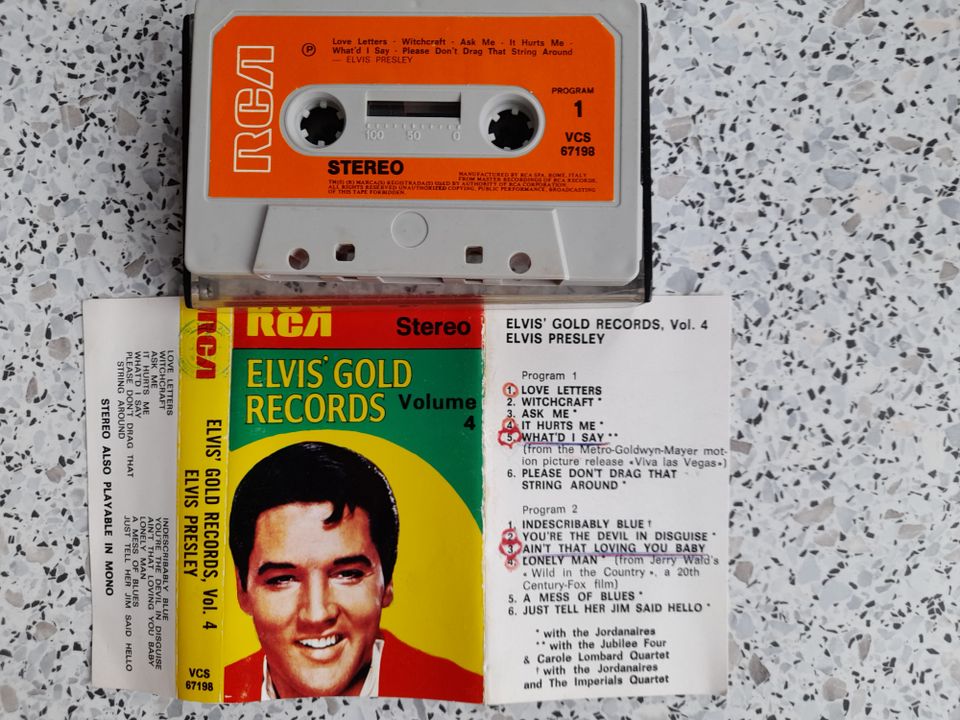 Elvis gold records volume 4 c-kasetti