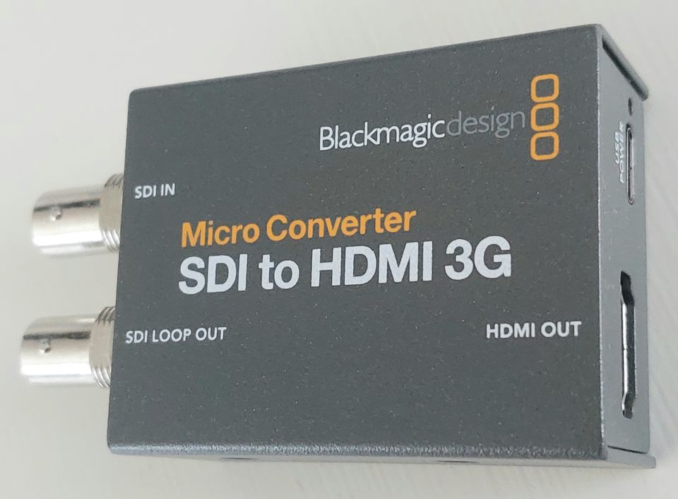 Blackmagic SDI to Hdmi 3G converter