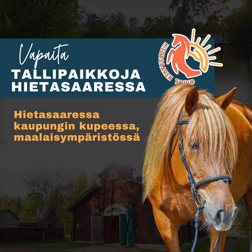 Oulussa Hietasaaren Ponipihalla vapaita karsinapaikkoja!