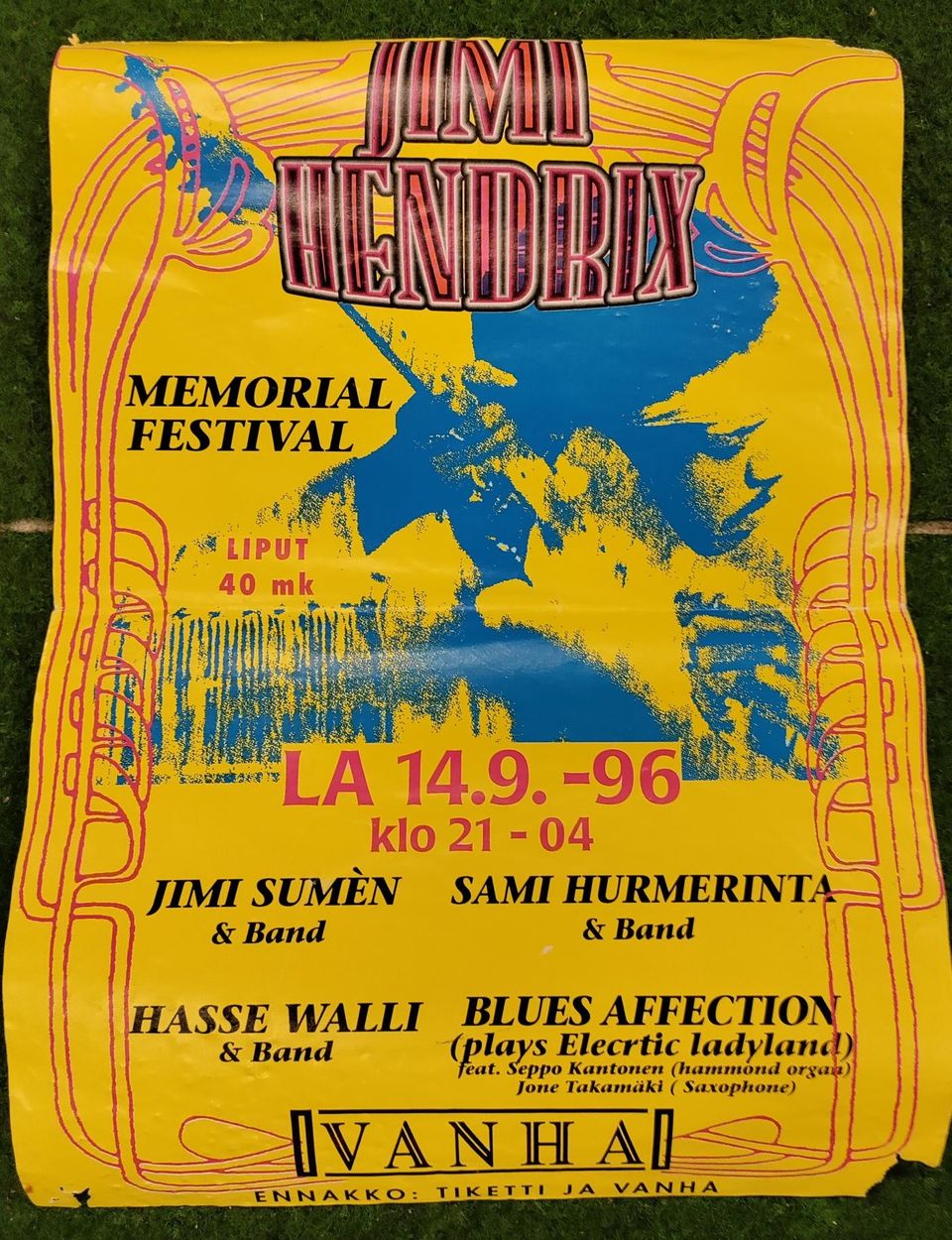 Jimi Hendrix Memorial festival juliste