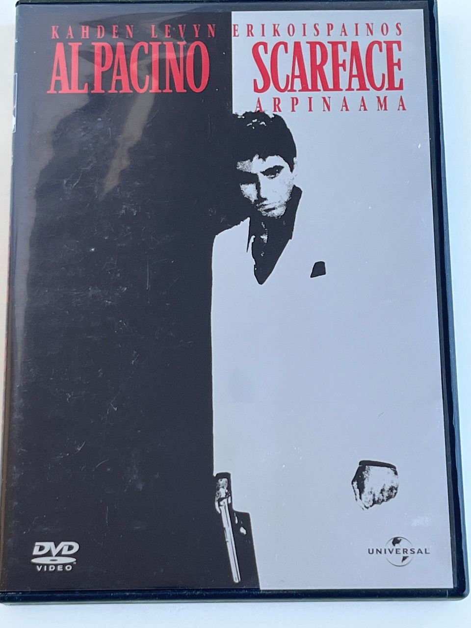 Arpinaama Scarface AlPacino 2 levyn erikoispainos.