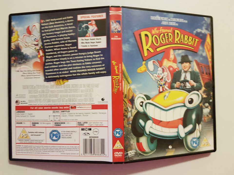 Kuka Viritti Ansan Roger Rabbit - DVD