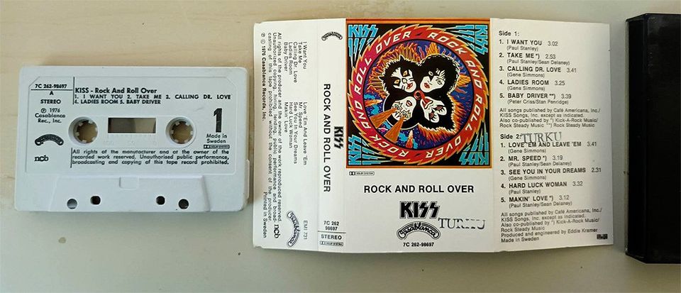 Kiss – Rock And Roll Over C-kasetti