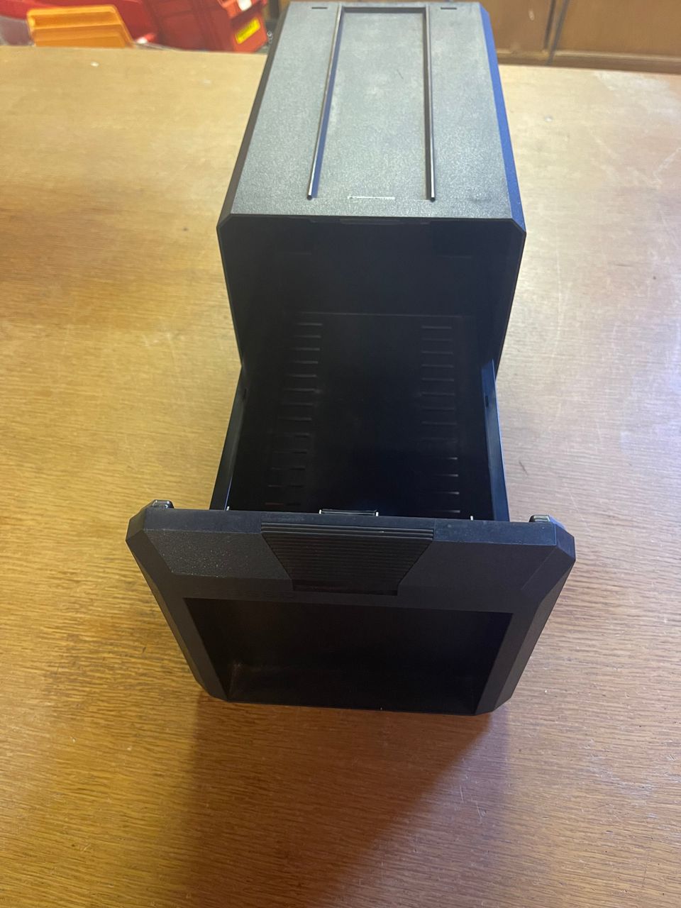 Muovinen säilytyslaukku Mediabox-kasetille