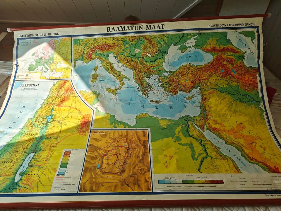 Raamatun maat kartta