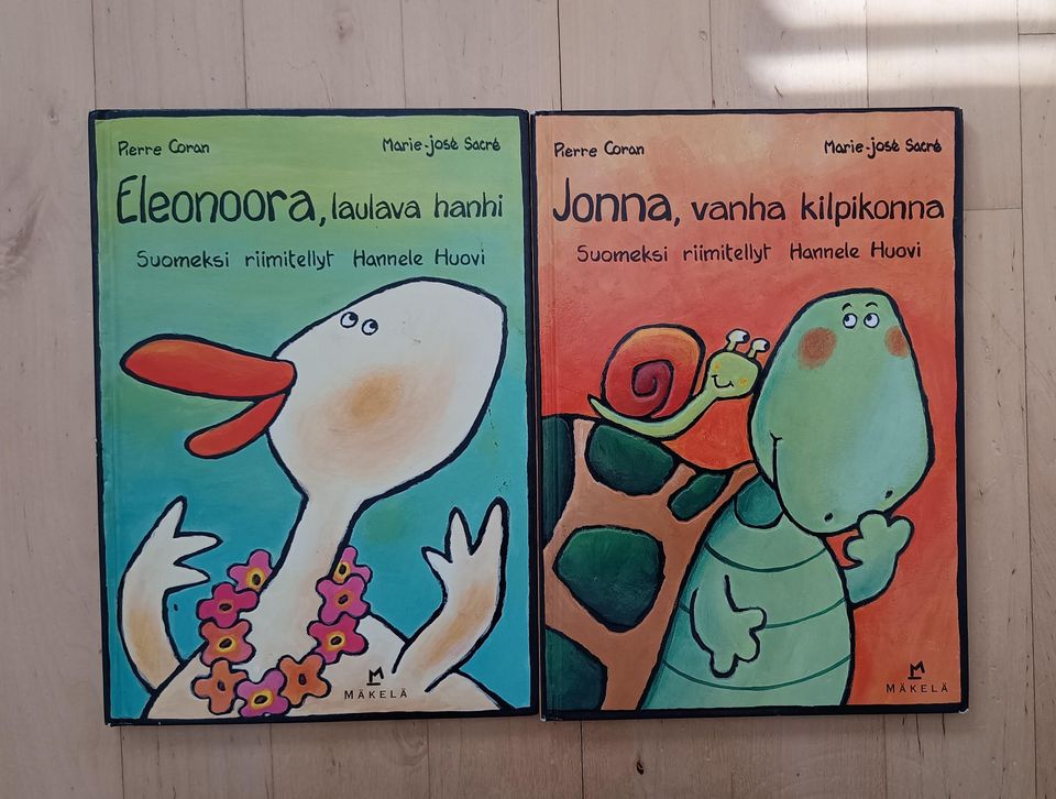 Jonna, vanha kilpikonna & Eleonoora, laulava hanhi