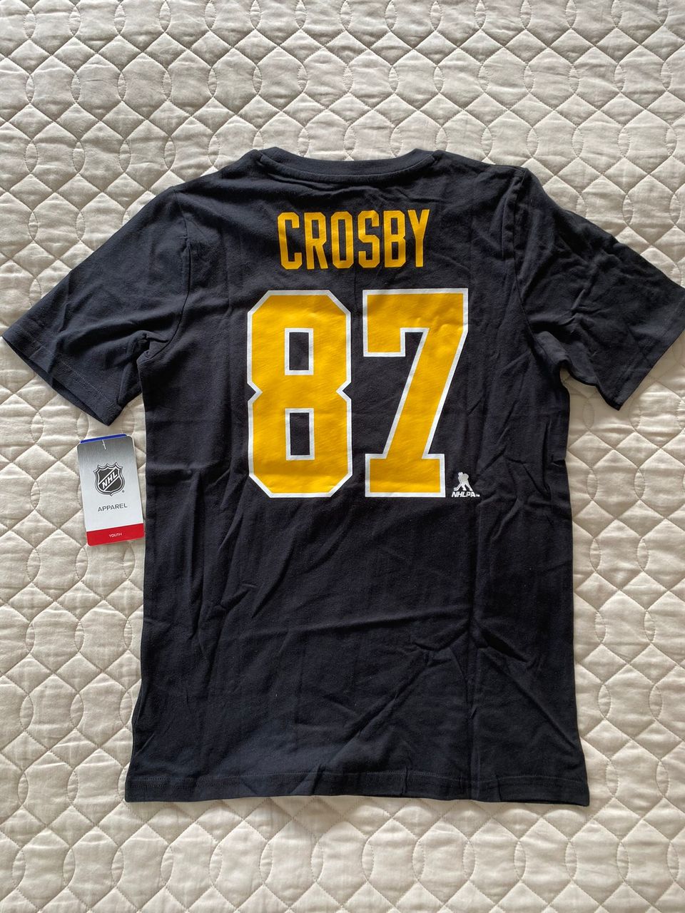 Uusi nuorten #87 Crosby t-paita koko 160 cm